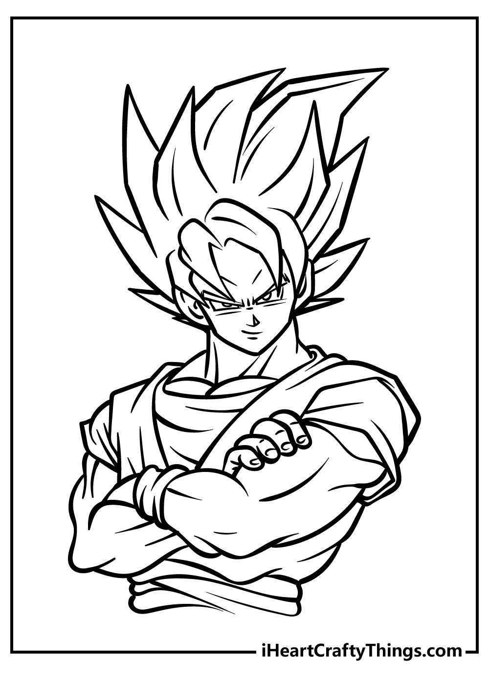 Dragon ball z coloring pages free printables
