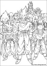 Dragon ball z coloring pages on coloring