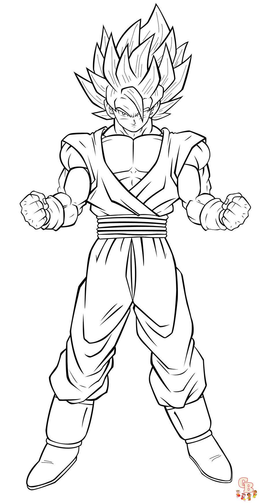 Discover the best dbz coloring pages for free at