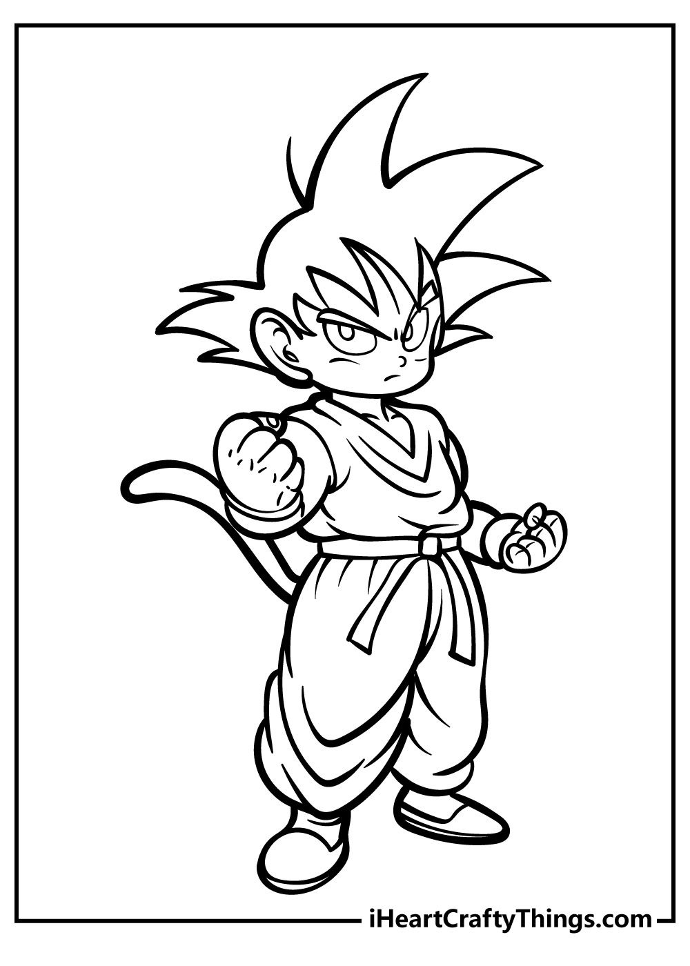 Dragon ball z coloring pages free printables