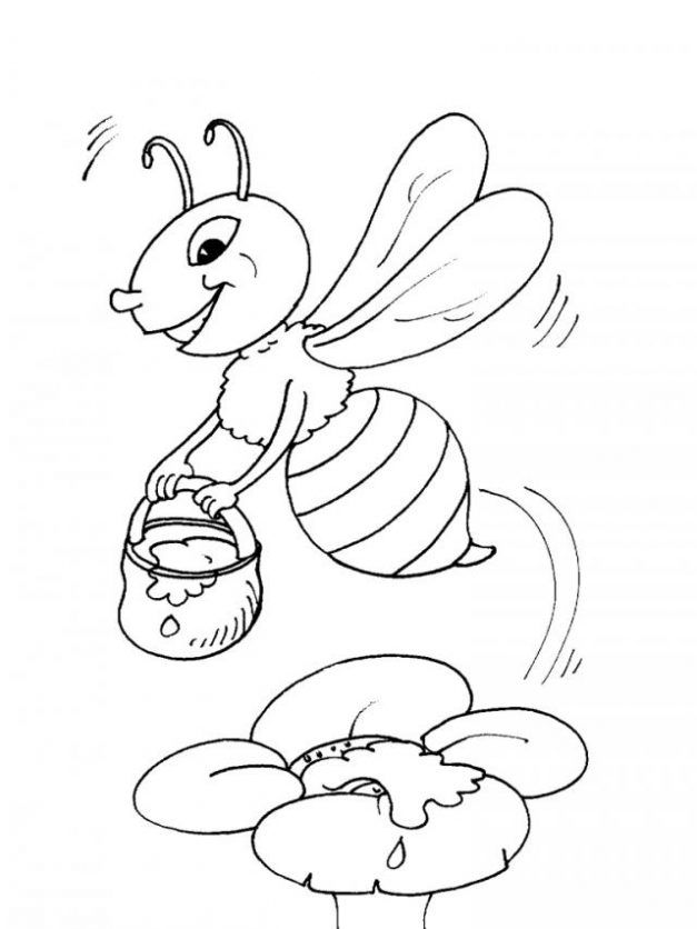 Abeja coloring pages printable coloring pages free printable coloring pages