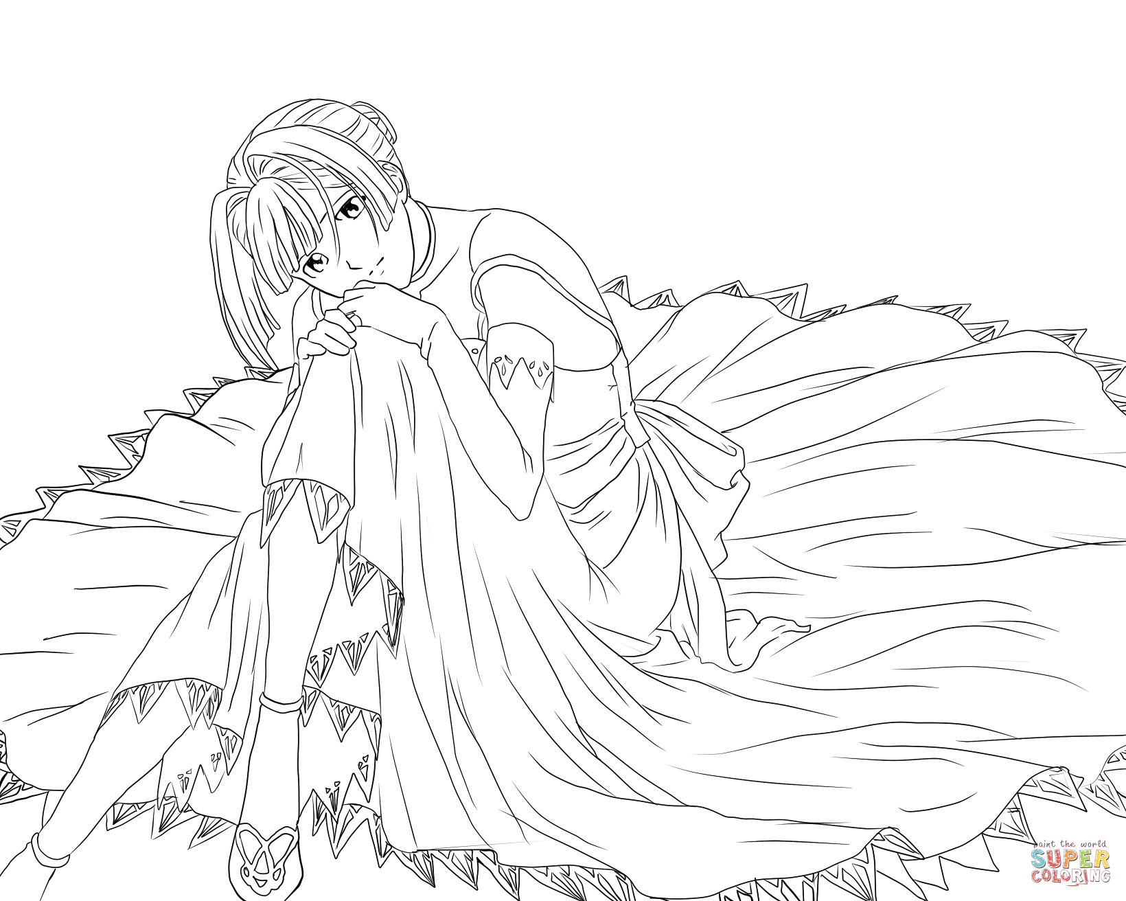 Alice l malvin from pumpkin scissors manga coloring page free printable coloring pages