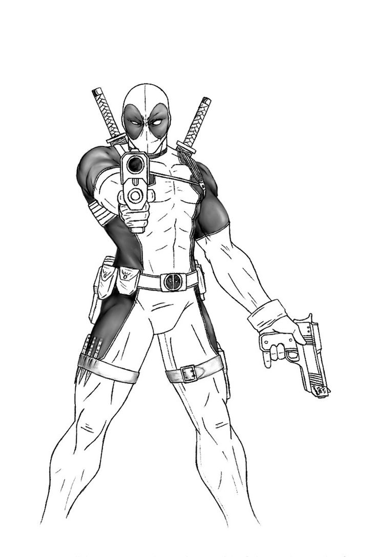 Deadpool full body drawing sketch coloring page deadpool drawing body drawing drawing superheroes