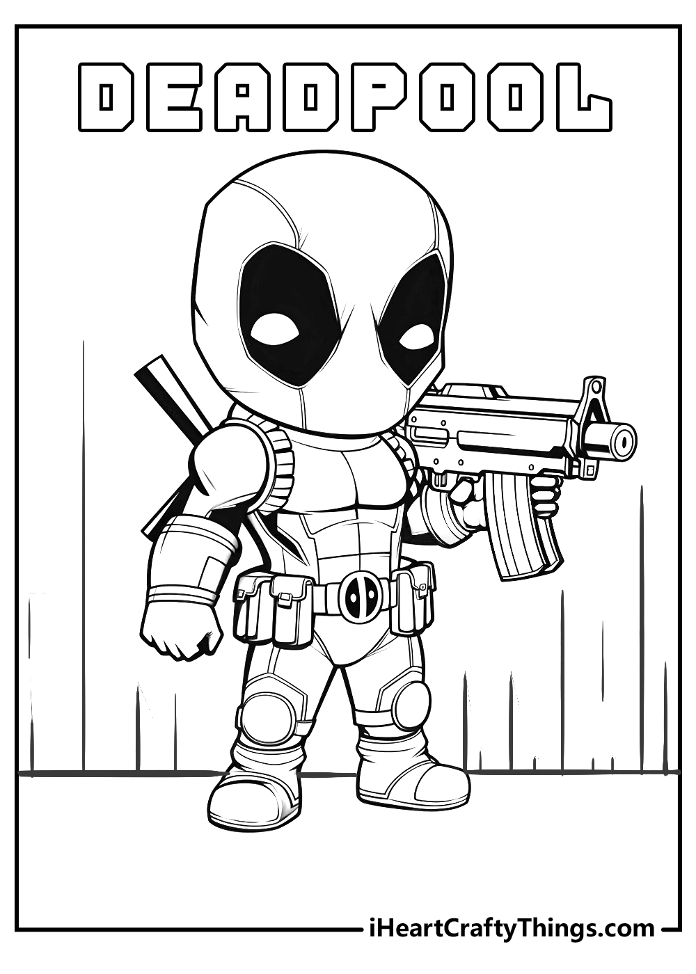 Printable deadpool coloring pages updated