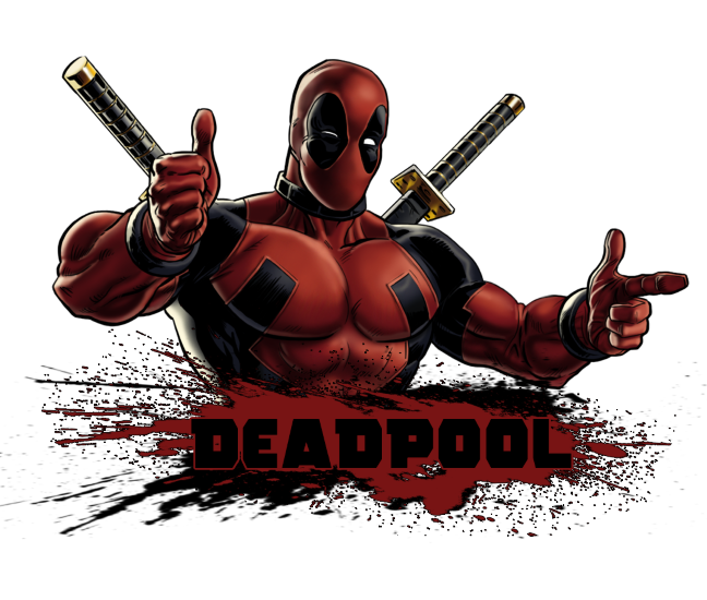 Deadpool coloring pages print and color