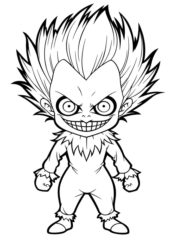 Ryuk coloring pages