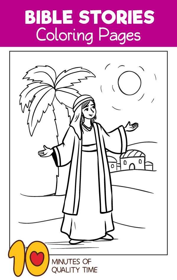 Deborah the prophetess coloring page â minutes of quality time