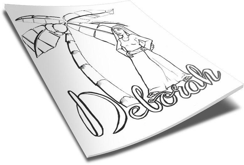 Deborah coloring page