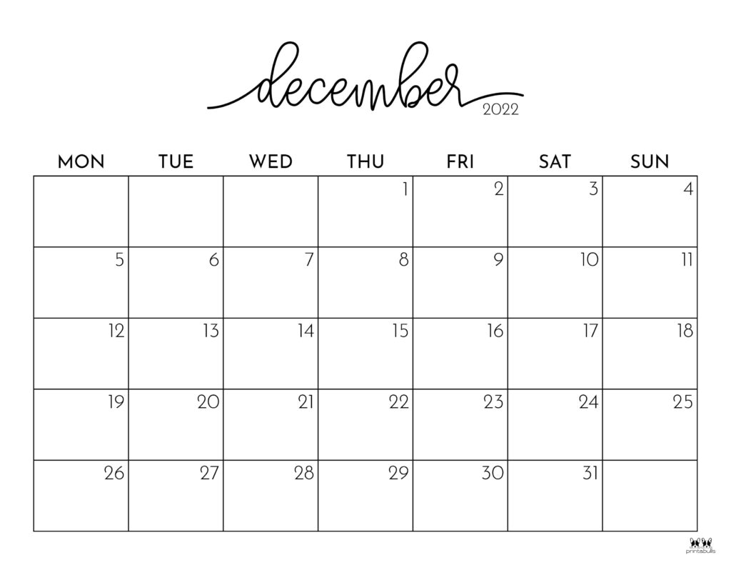 December calendars