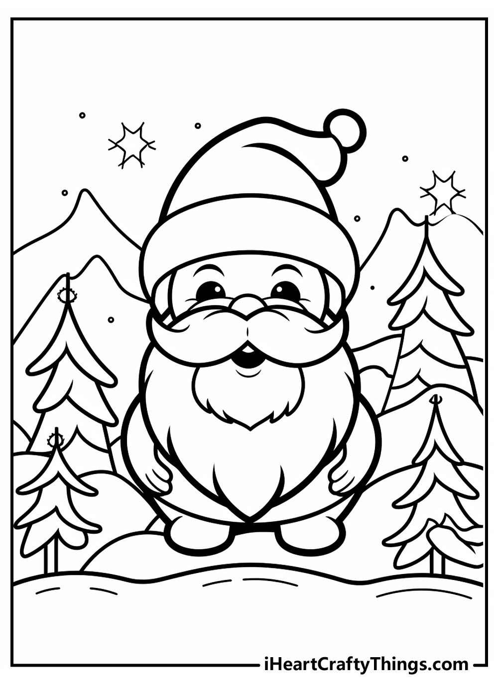 December coloring pages free printables