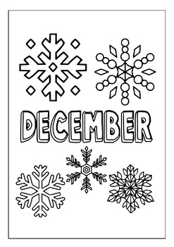 Get ready for the festive season with our printable december coloring pages