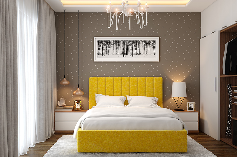 Modern bedroom wallpaper design ideas