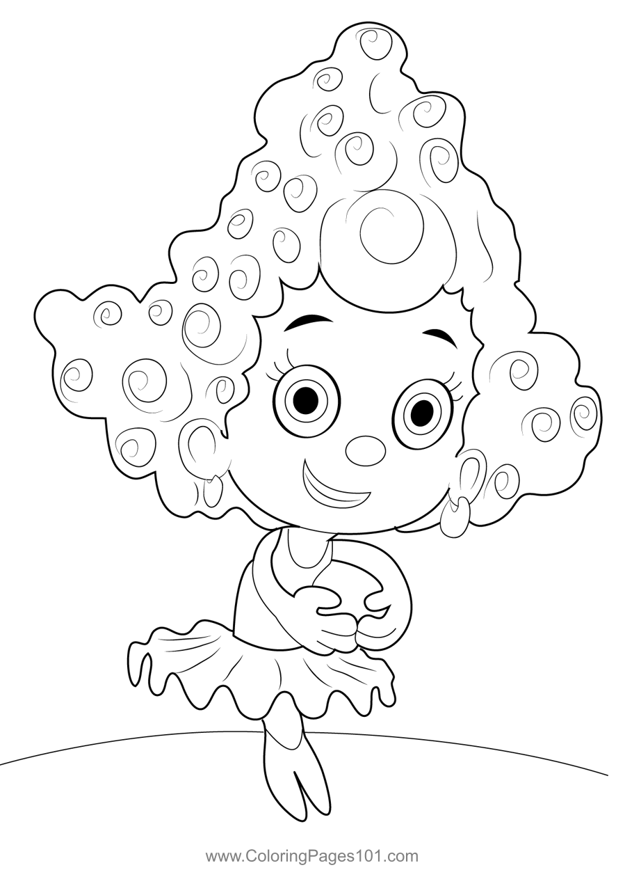 Dancing deema coloring page for kids