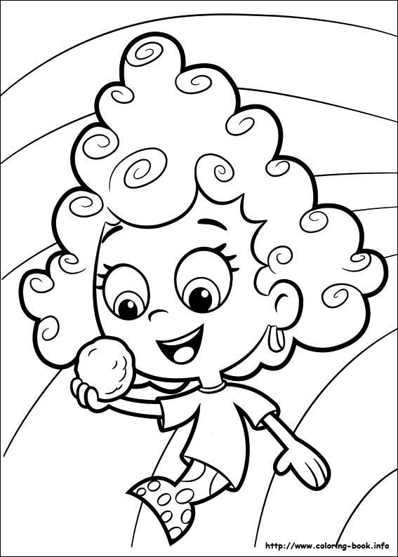 Bubble guppies coloring picture