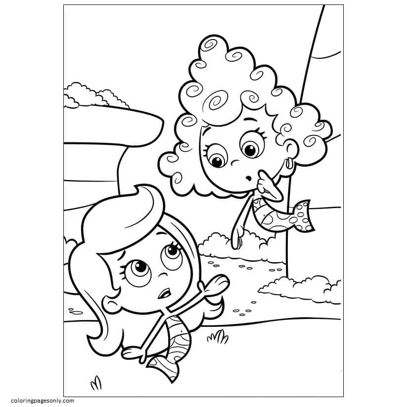 Bubble guppies coloring pages printable for free download