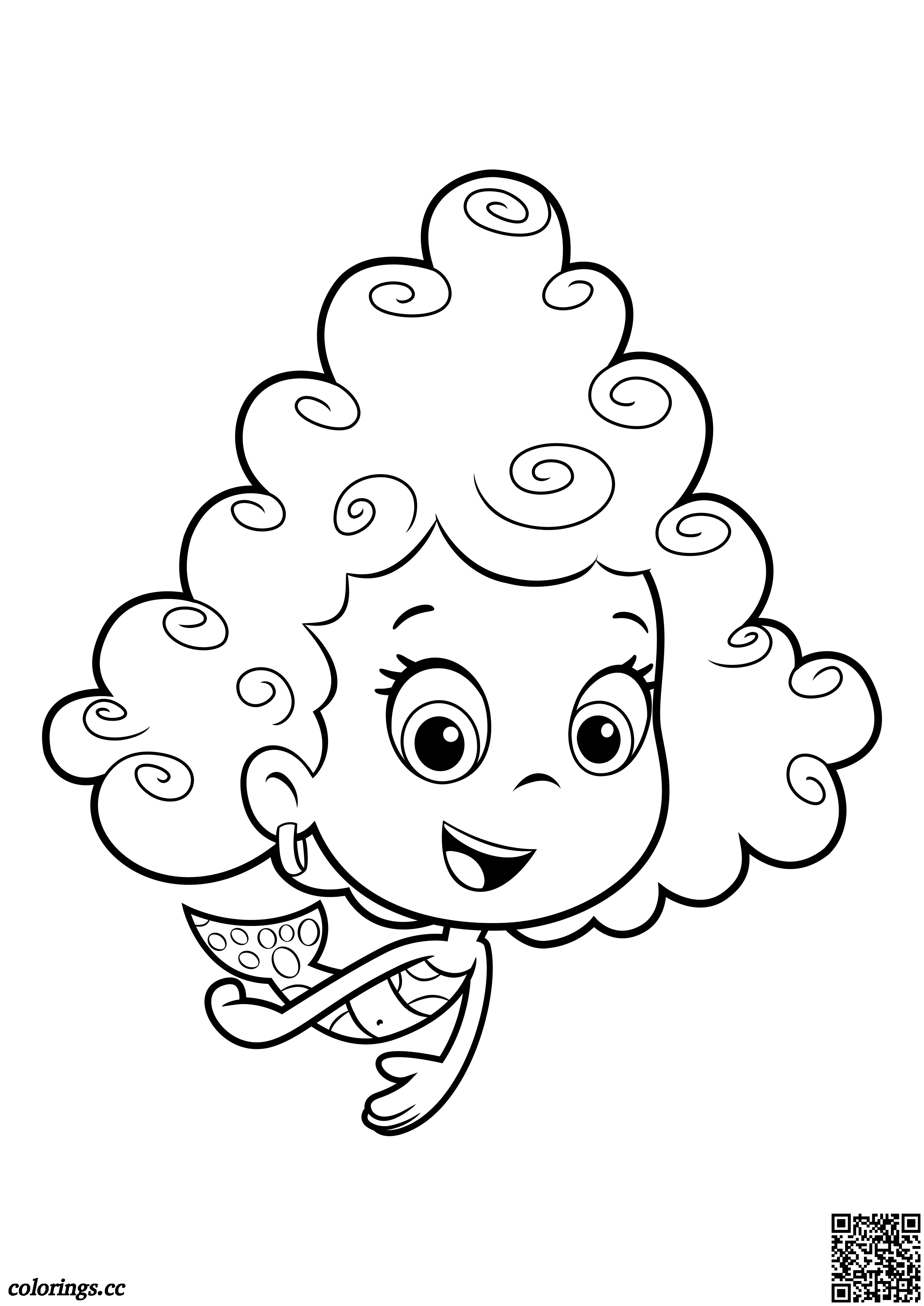 Deema loves to sing coloring pages guppies and bubbles coloring pages