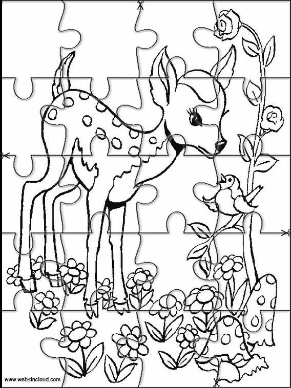 Printable jigsaw puzzles to cut out for kids animals coloring pages animal activities for kids animals for kids animal activities