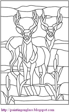 Deer ideas stained glass patterns stained glass projects stained glass