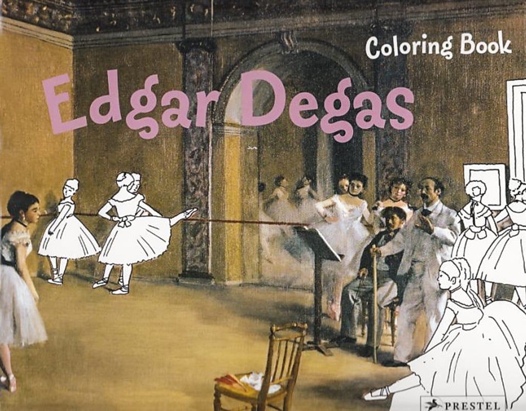 Edgar degas coloring book