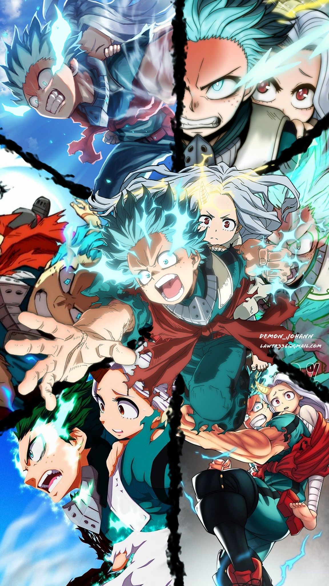 Izuku midoriya one for all my hero academia boku no hero deku hero poster anime wallpaper hero wallpaper