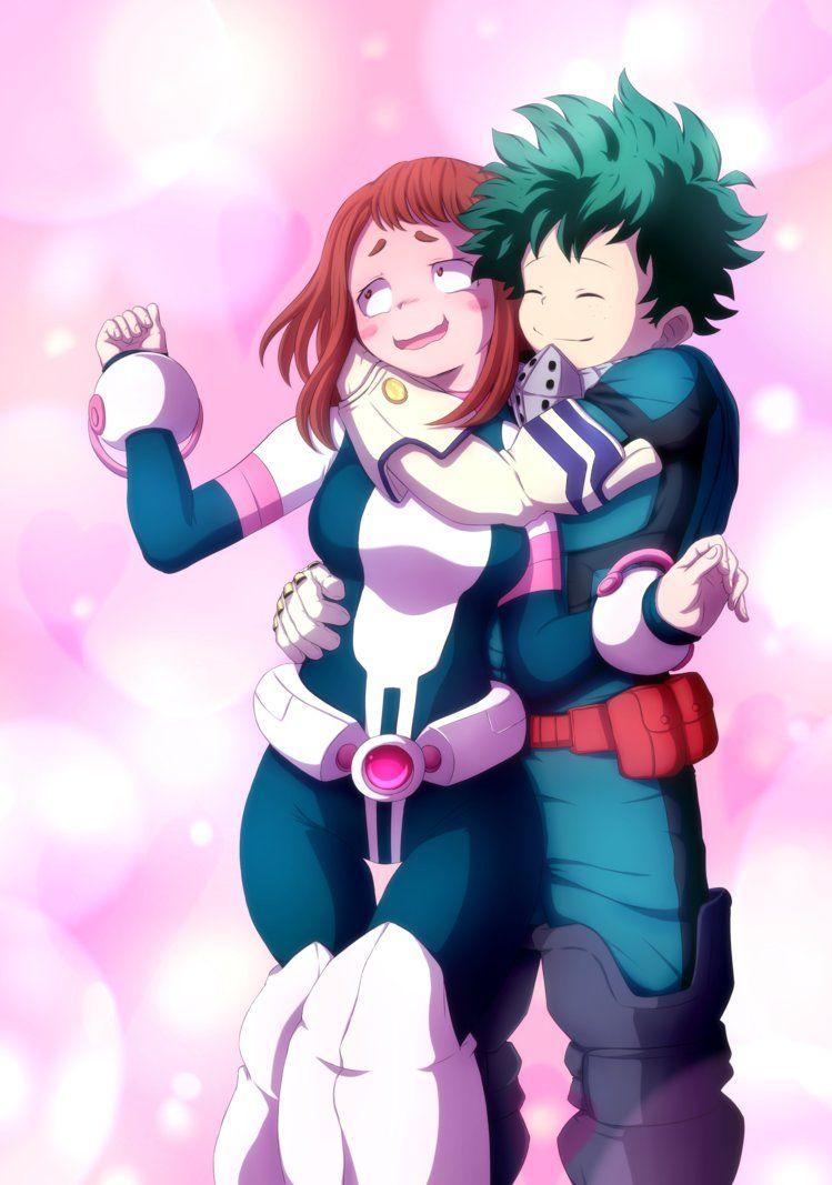 Deku and uraraka wallpapers