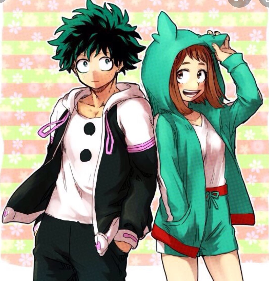 Deku and uraraka mha