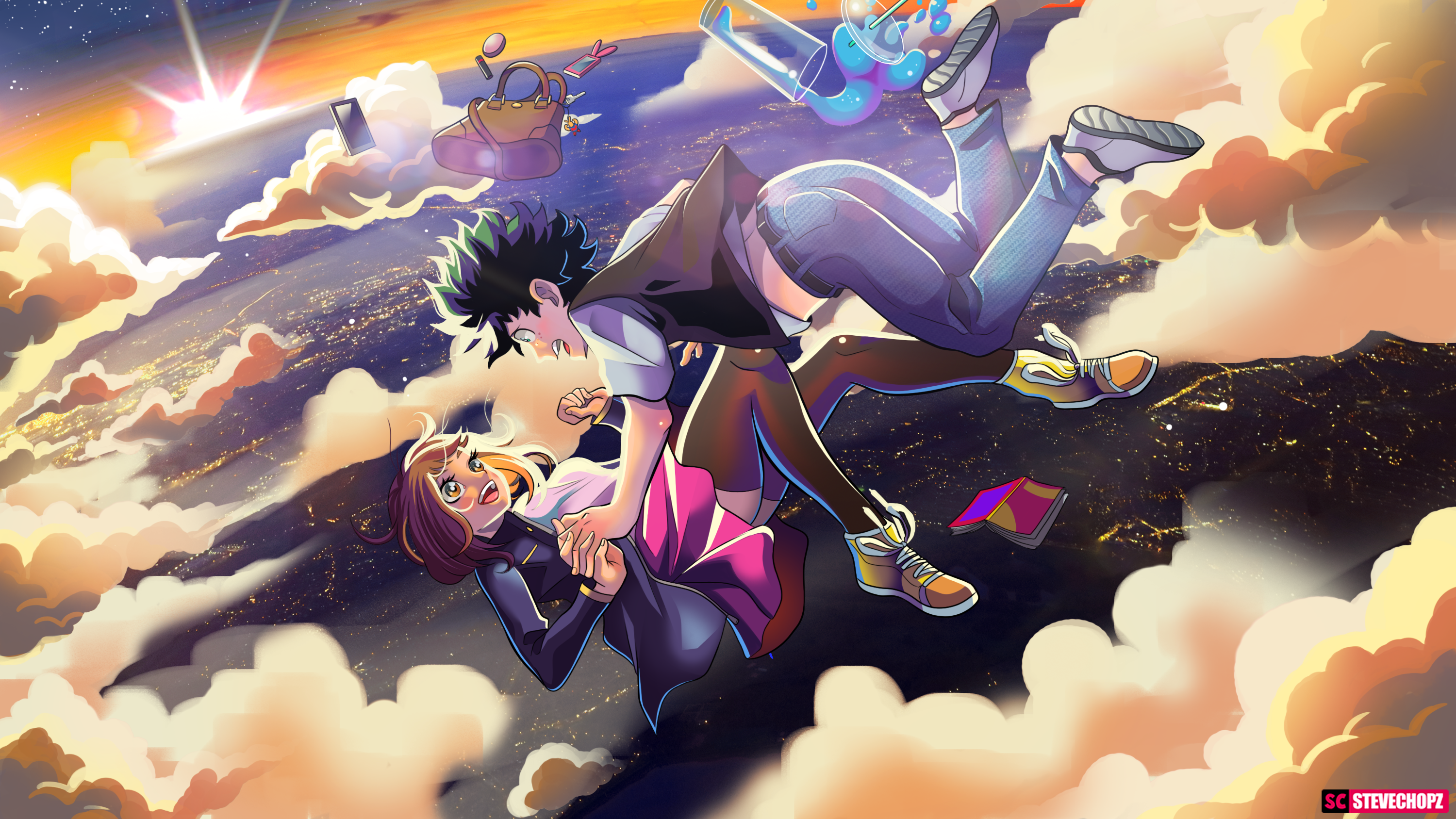 Izuku midoriya and ochaco uraraka