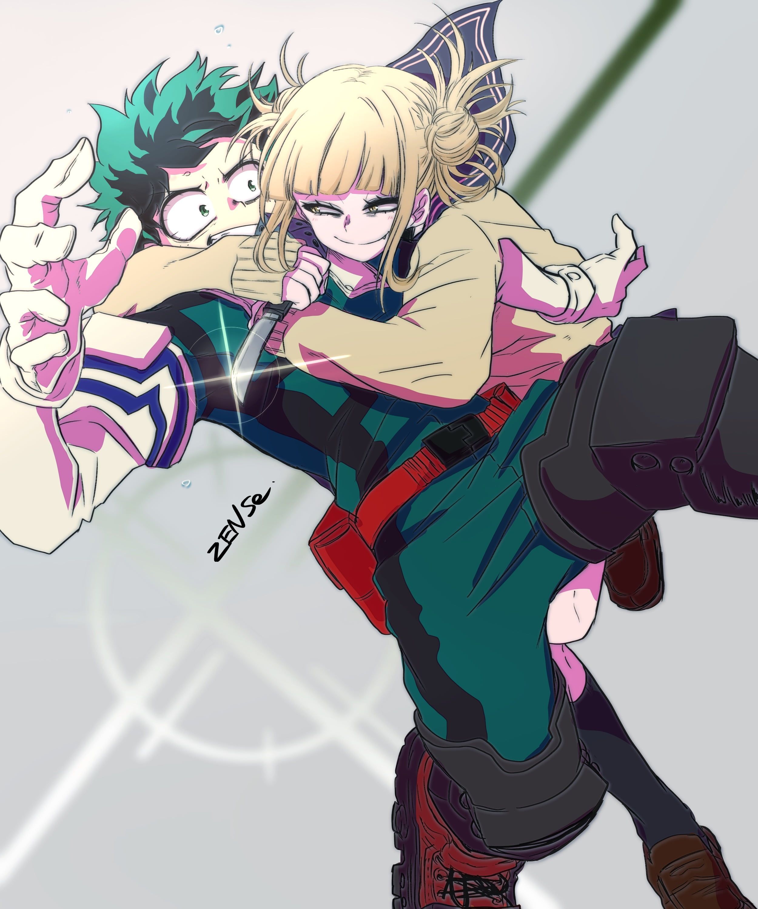 Hd wallpaper boku no hero academia himiko toga midoriya izuku boku no hero academia villain deku my hero academia episodes