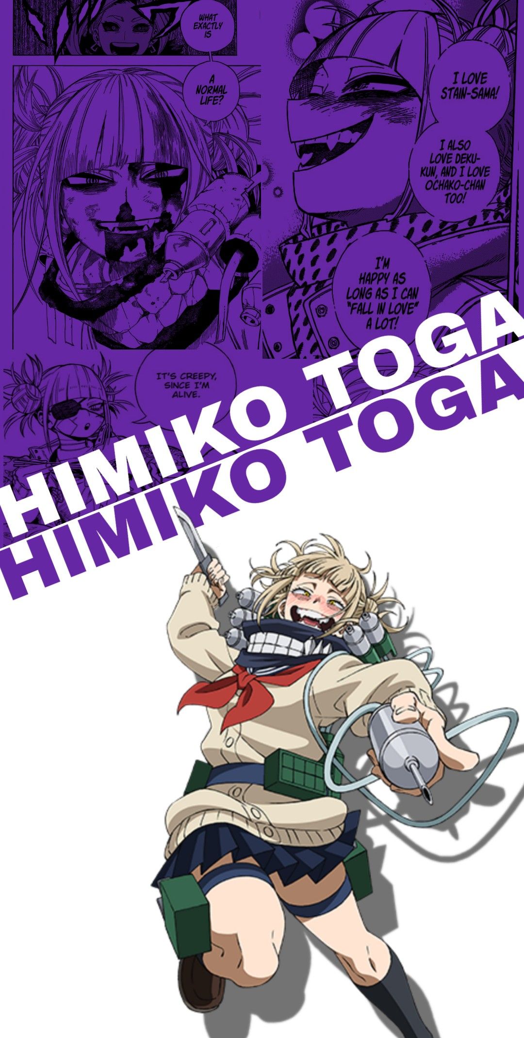 Himiko toga wallpaper toga anime expressions cute anime character