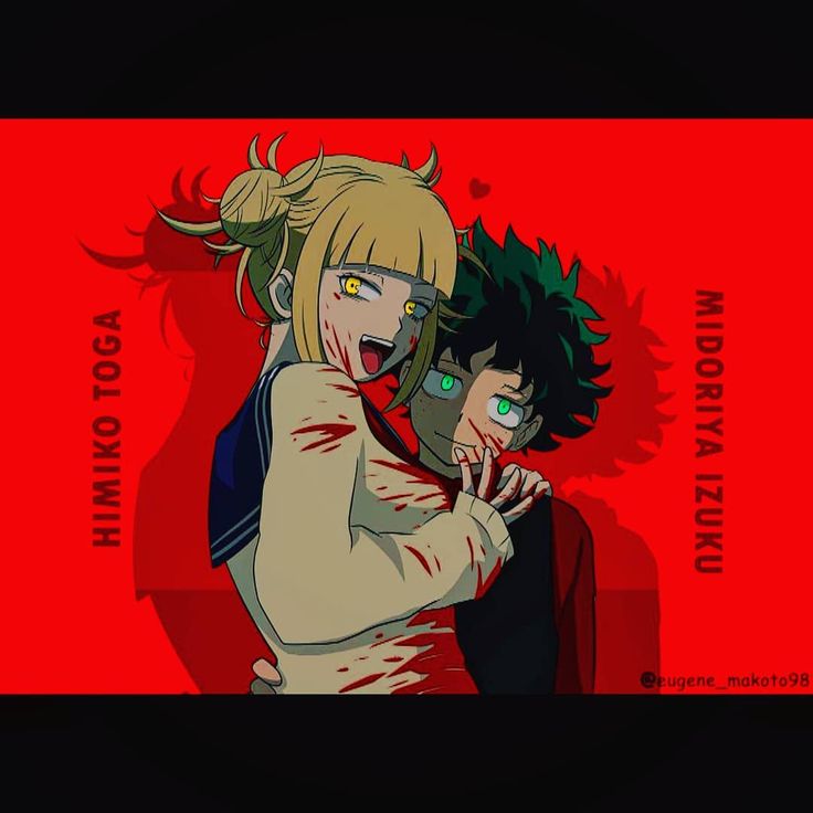 Dekuxtogaðð on instagram âevil deku x toga ð evildeku dekuxtoga my heroacademiaâ villain deku evil anime my hero academia manga