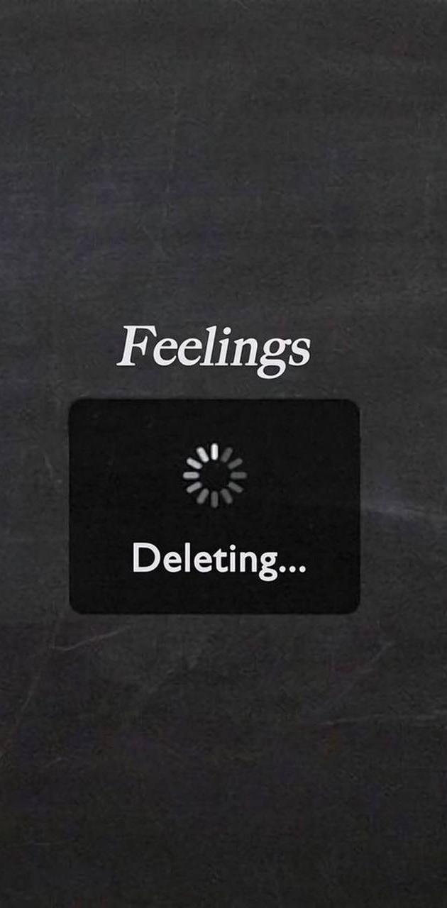 Deleting feelings wallpaper by kanekiken