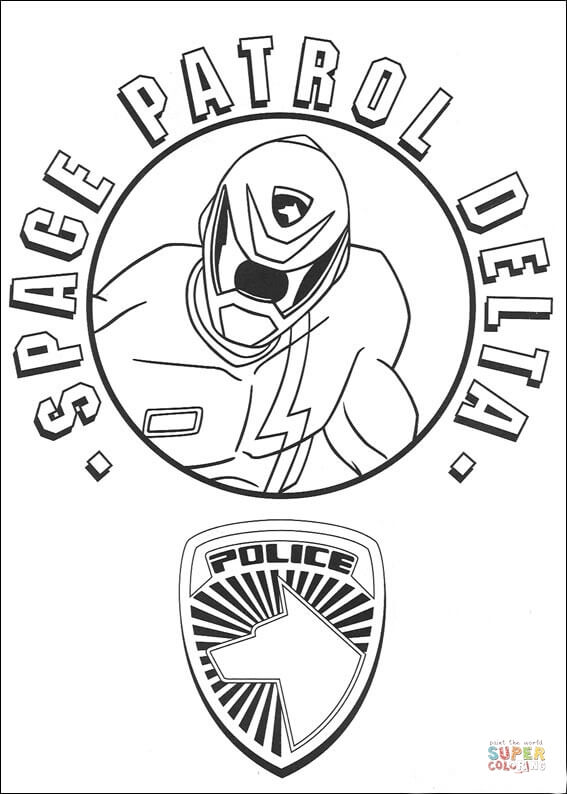 Space patrol delta coloring page free printable coloring pages