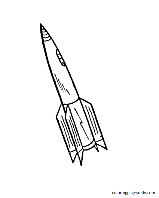 Delta heavy rocket launches orion into space coloring page