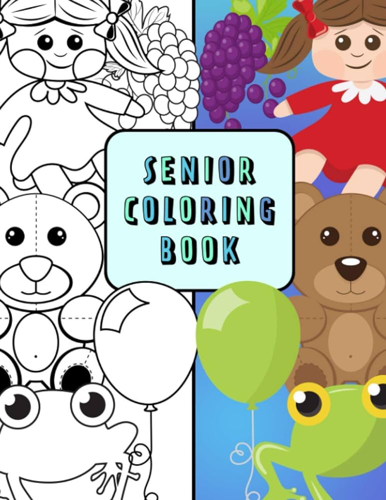 Senior loring book dementia alzheimers patients and low vision sufferers louring book calming large print stress free lor in activity pages dementia loring book studio dementia activity books