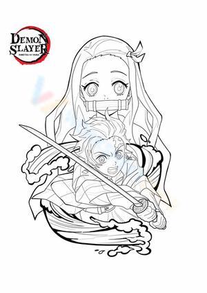 Free printable demon slayer coloring pages for all ages