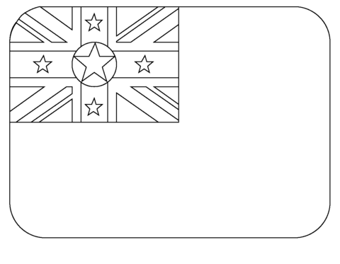 Flag of niue emoji coloring page free printable coloring pages
