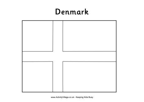 This louring page of the flag of denmark would be great fun to do alongside the matching jigsaw description from acâ denmark flag flag loring pages denmark
