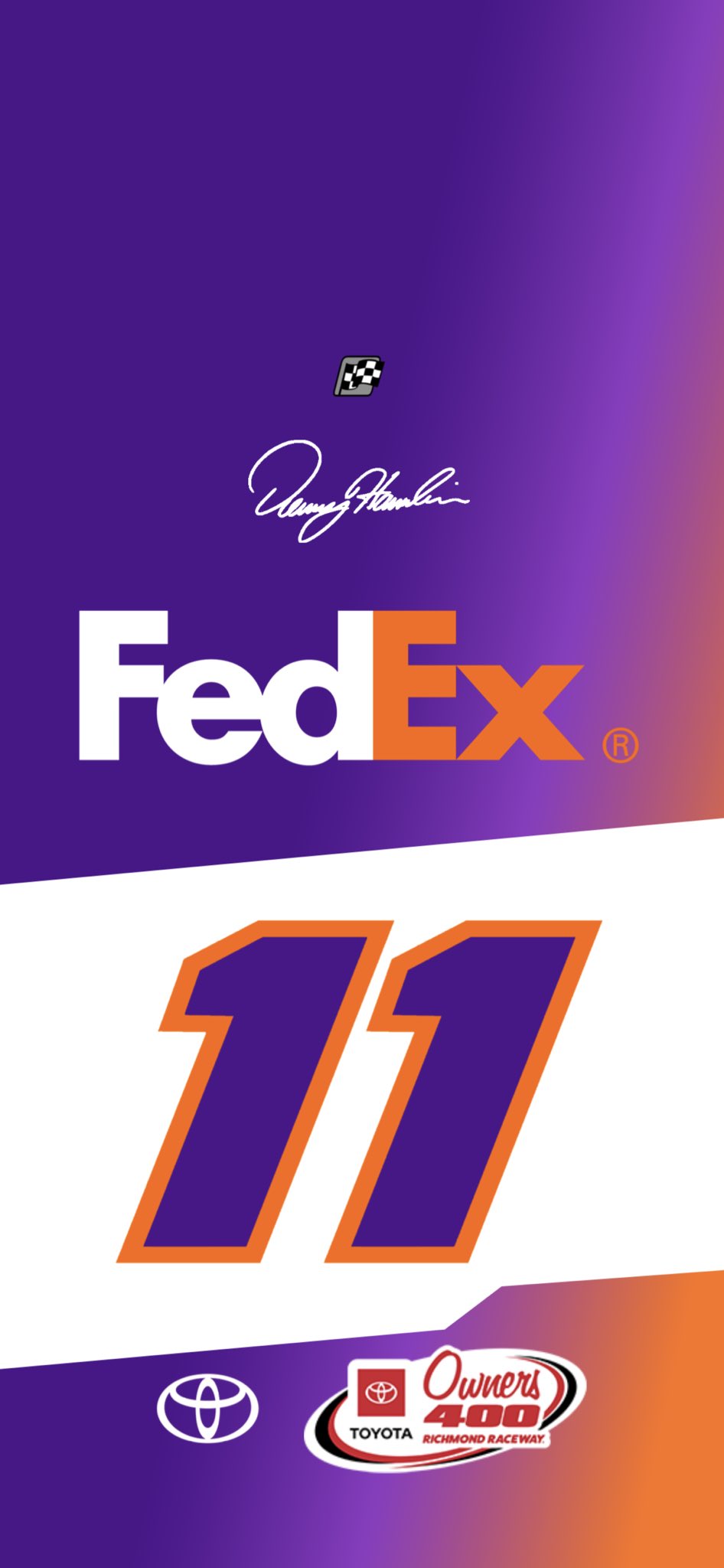 Nascar wallpapers on denny hamlin put an end to his rough season start and won in thrilling fashion passing william byron with to go winning the toyota owners httpstconmzfqvadxq