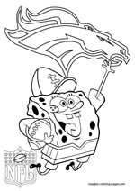 Denver broncos coloring pages