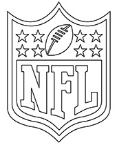 Print denver broncos crest coloring page