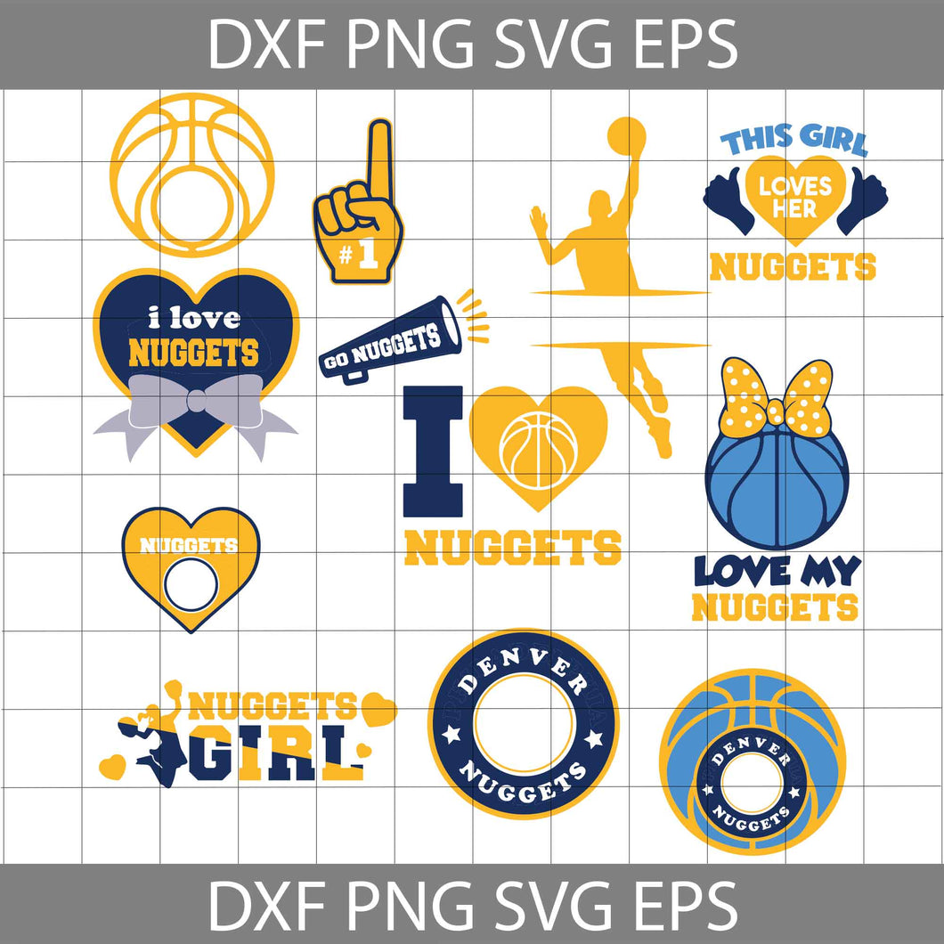 Denver nuggets vector american professional basketball team basketball fans basketball lovers sports lover denver svg nuggets logo bundle nba svg basketball svg