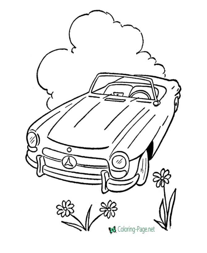 Cars coloring pages