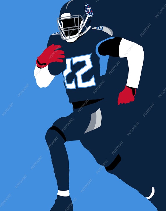 Derrick henry tennessee titans photo poster football sports player art picture print x x x x x jersey options nfl