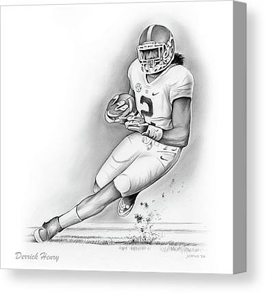 Derrick henry canvas prints wall art for sale