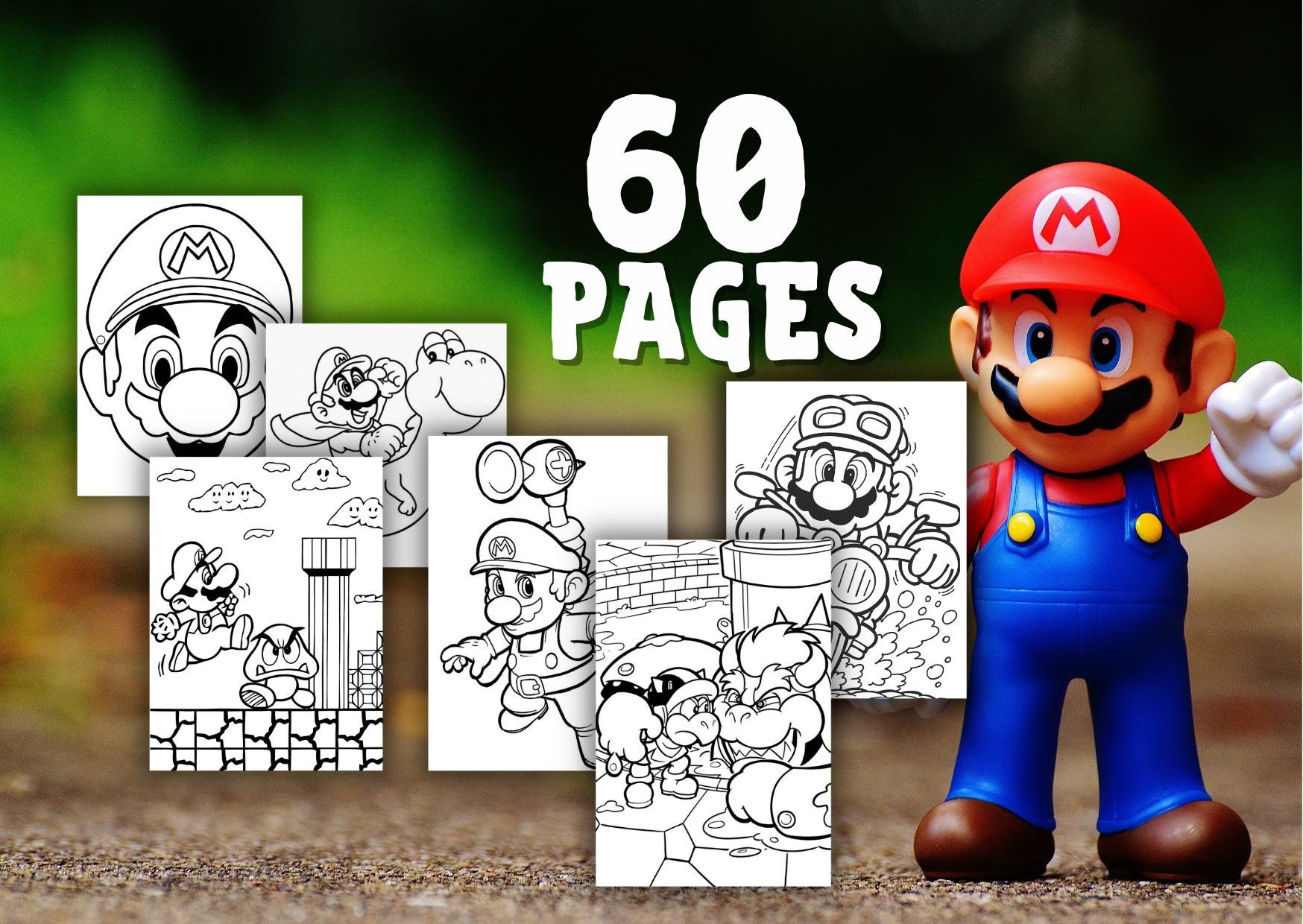 Super mario coloring pages super mario party mario bros