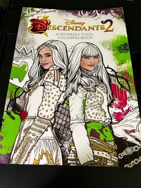 Descendants a wickedly cool coloring book art of coloring adult coloring book