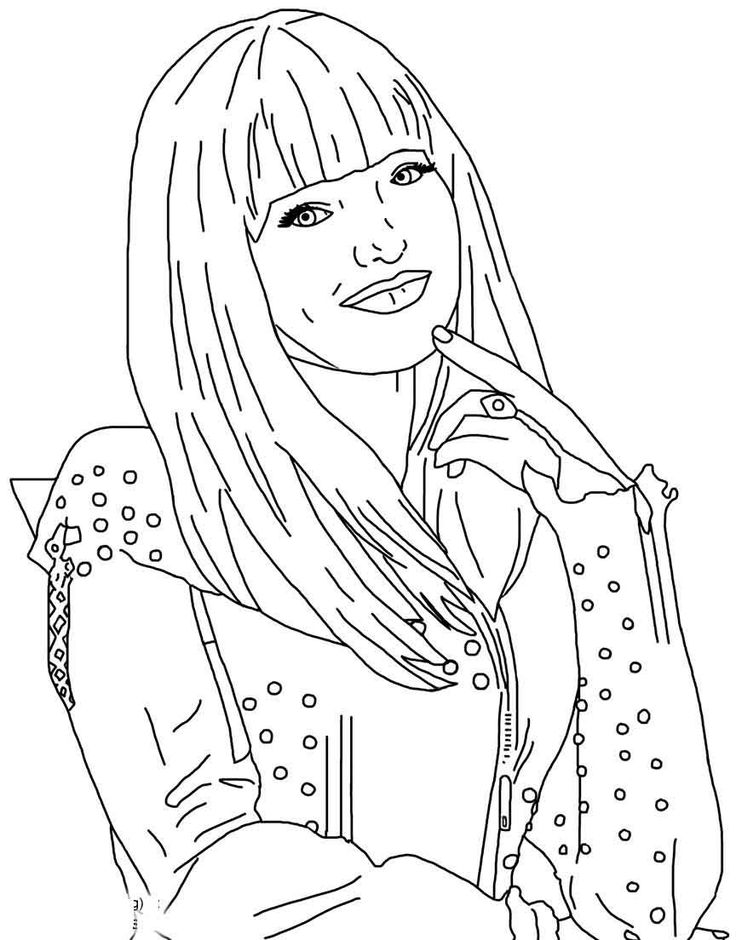 Descendants coloring pages mal from descendants coloring pages free printable descendants