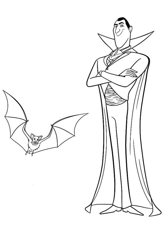 Hotel transylvania coloring pages