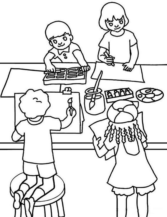 Top classroom coloring pages for kindergarten students sunday school coloring pages school coloring pages classroom pictures