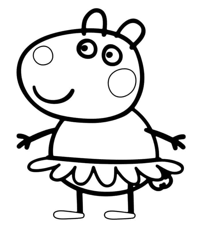 Peppa pig small coloring pages for print peppa pig para colorir desenhos para colorir peppa pãginas para colorir de unicãrnio